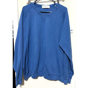 Fairway & Greene Golf Crewneck Sweatshirt Blue Pima Cotton mens XXL